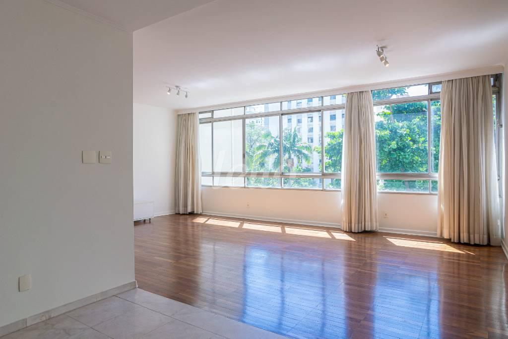 SALA de Apartamento à venda, Padrão com 218 m², 4 quartos e 4 vagas em Higienópolis - São Paulo