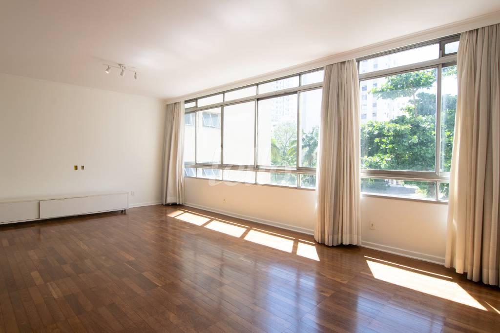 SALA de Apartamento à venda, Padrão com 218 m², 4 quartos e 4 vagas em Higienópolis - São Paulo
