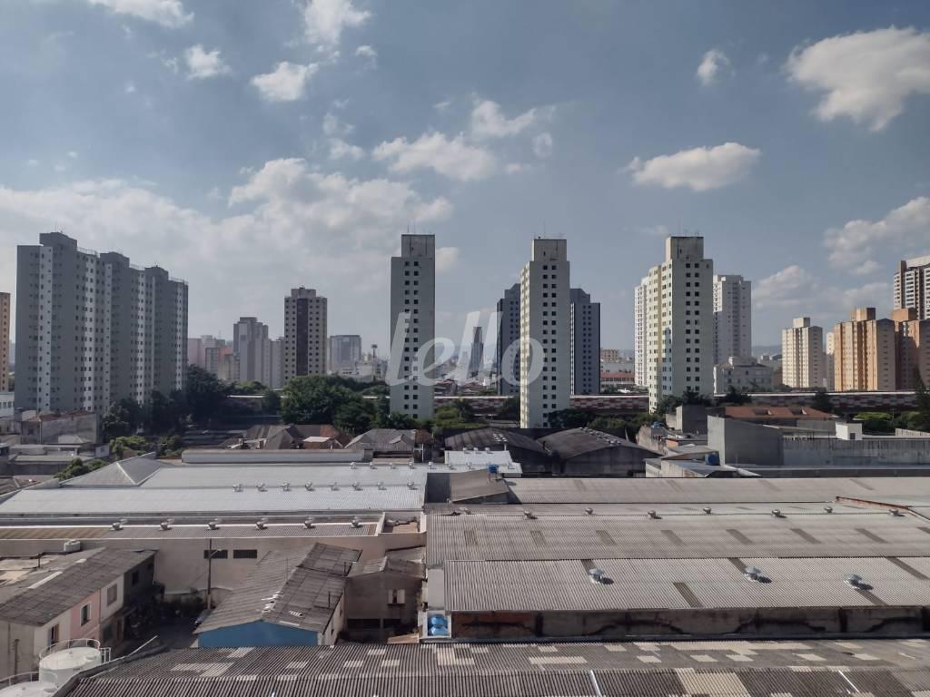 VISTA de Apartamento à venda, Padrão com 46 m², 1 quarto e 1 vaga em Brás - São Paulo