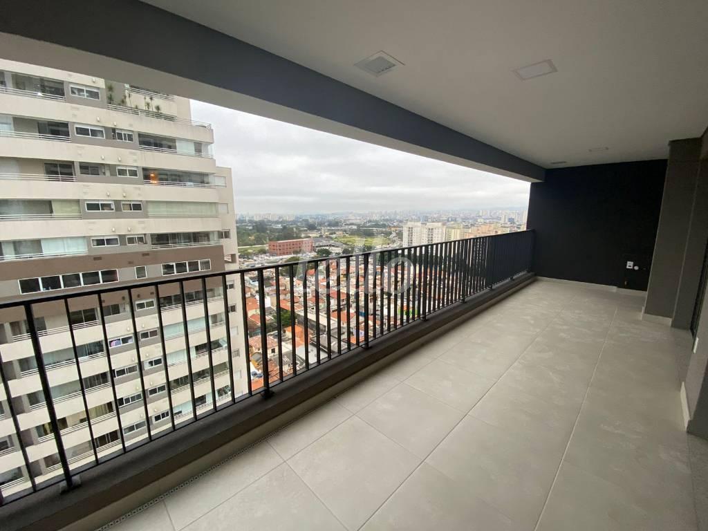 VARANDA de Apartamento à venda, Padrão com 105 m², 3 quartos e 2 vagas em Tatuapé - São Paulo