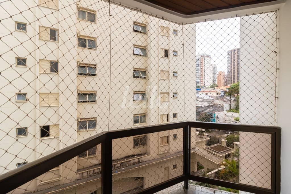 VARANDA DA SUITE 1 de Apartamento para alugar, Padrão com 139 m², 3 quartos e 2 vagas em Vila Pompeia - São Paulo