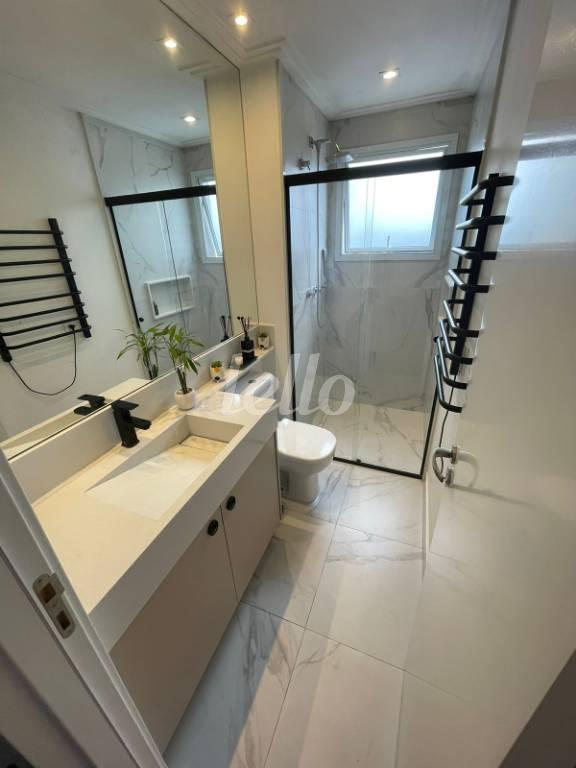 BANHEIRO de Apartamento à venda, Padrão com 96 m², 3 quartos e 2 vagas em Vila Baeta Neves - São Bernardo do Campo