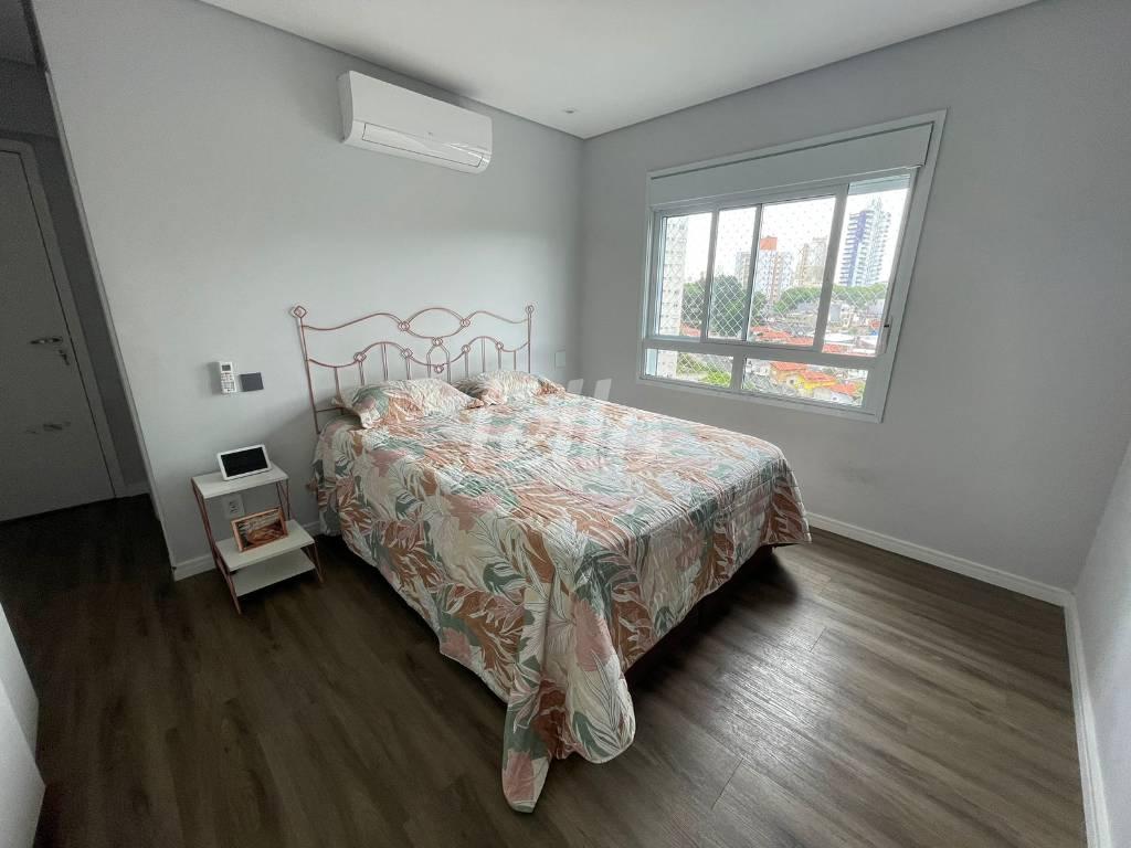 DORMITÓRIO de Apartamento à venda, Padrão com 96 m², 3 quartos e 2 vagas em Vila Baeta Neves - São Bernardo do Campo