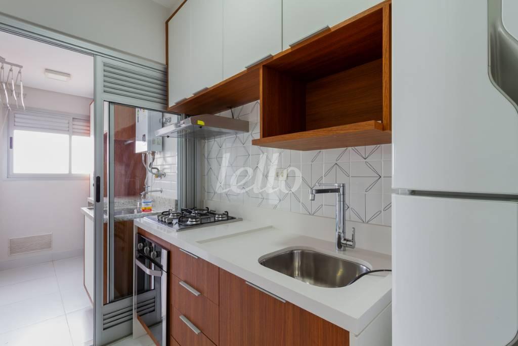 COZINHA de Apartamento para alugar, Padrão com 64 m², 1 quarto e 1 vaga em Pinheiros - São Paulo