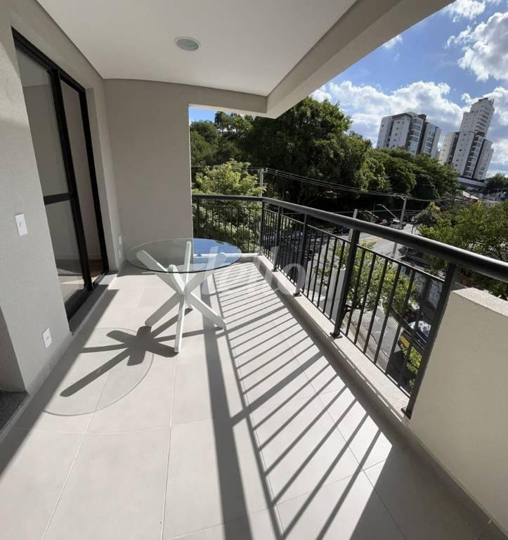 SACADA de Apartamento para alugar, Padrão com 60 m², 2 quartos e 1 vaga em Vila Romana - São Paulo