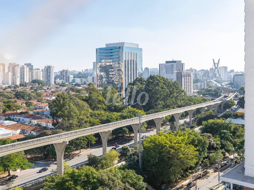 VISTA de Apartamento à venda, Padrão com 138 m², 2 quartos e 2 vagas em Brooklin Paulista - São Paulo