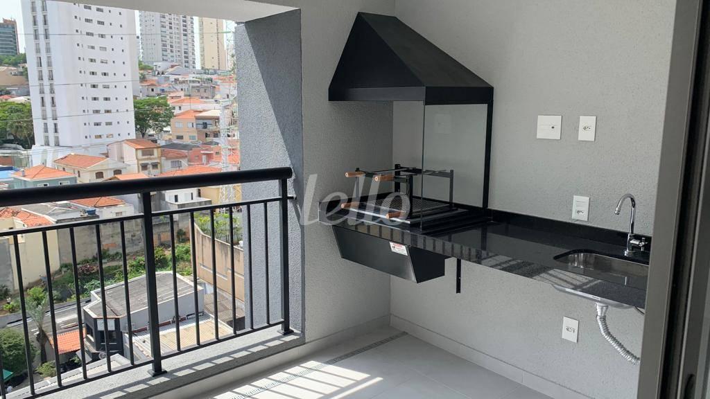 VARANDA GOURMET de Apartamento à venda, Padrão com 92 m², 2 quartos e 2 vagas em Mooca - São Paulo