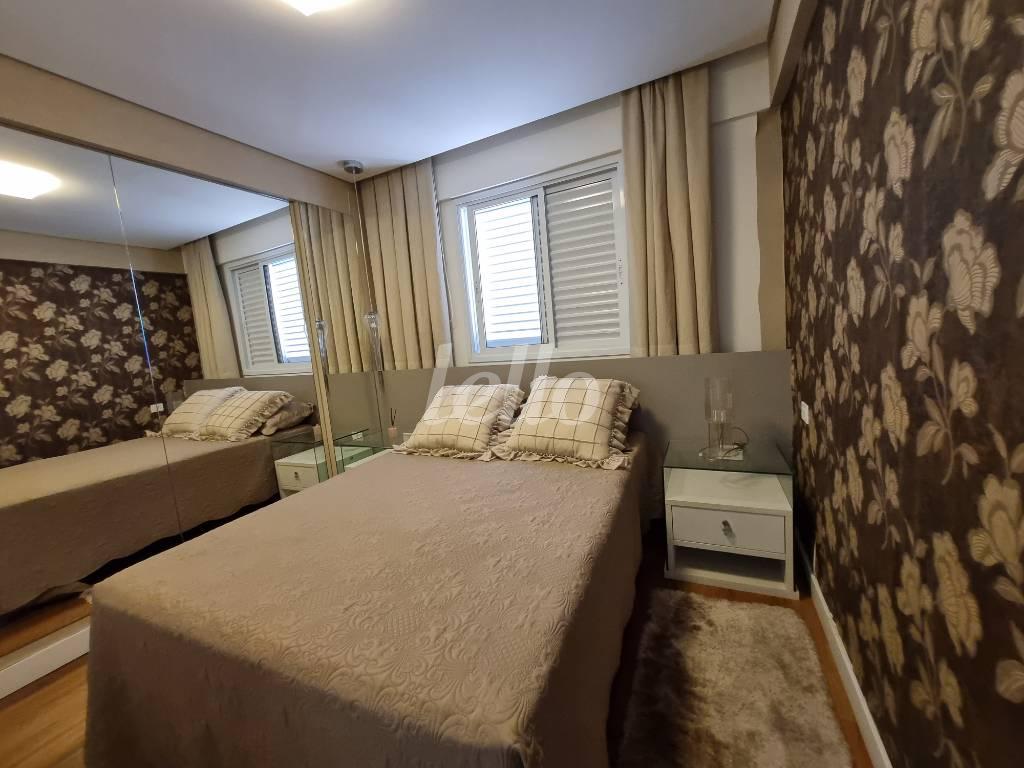 SUÍTE de Apartamento à venda, Padrão com 60 m², 2 quartos e 1 vaga em Campestre - Santo André