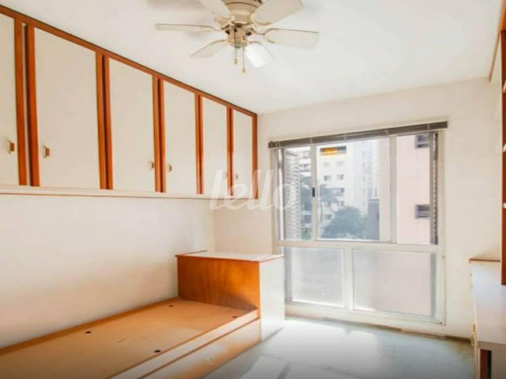 QUARTO de Apartamento à venda, Padrão com 127 m², 3 quartos e 1 vaga em Cerqueira César - São Paulo