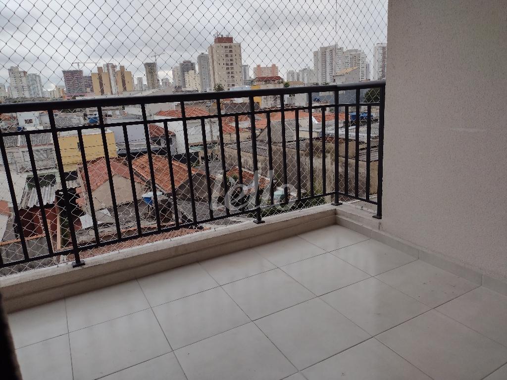 SACADA de Apartamento à venda, Padrão com 68 m², 2 quartos e 1 vaga em Tatuapé - São Paulo