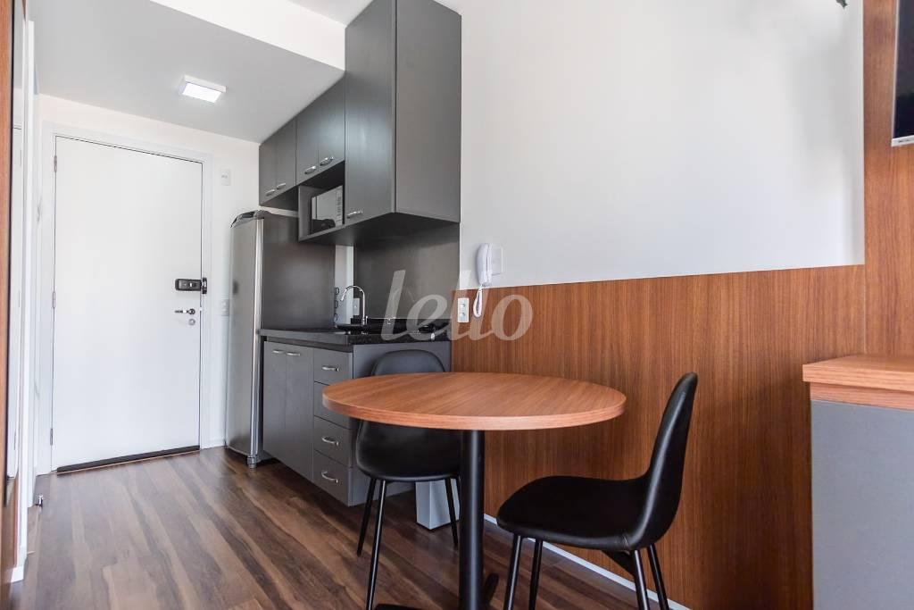 COZINHA de Apartamento para alugar, Padrão com 27 m², 1 quarto e em Vila Buarque - São Paulo