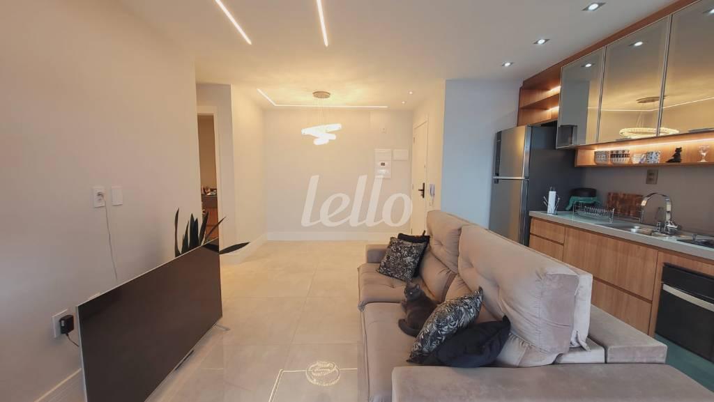 SALA 2 AMBIENTES de Apartamento à venda, Padrão com 65 m², 2 quartos e 1 vaga em Vila Zilda - São Paulo