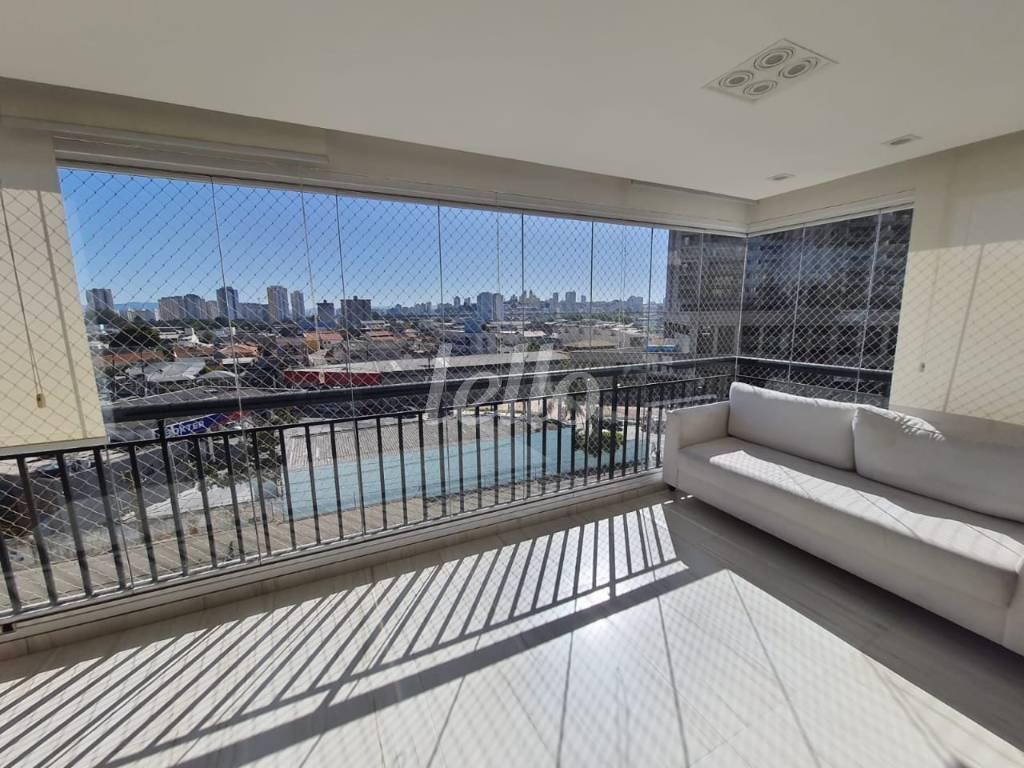 VARANDA GOURMET de Apartamento à venda, Padrão com 99 m², 3 quartos e 2 vagas em Vila Gomes Cardim - São Paulo