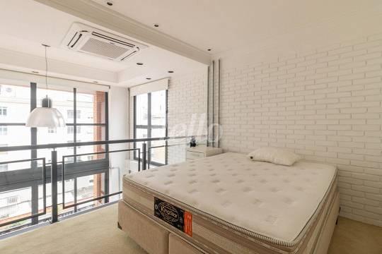 SUITE de Apartamento para alugar, Duplex com 75 m², 1 quarto e 2 vagas em Cerqueira César - São Paulo