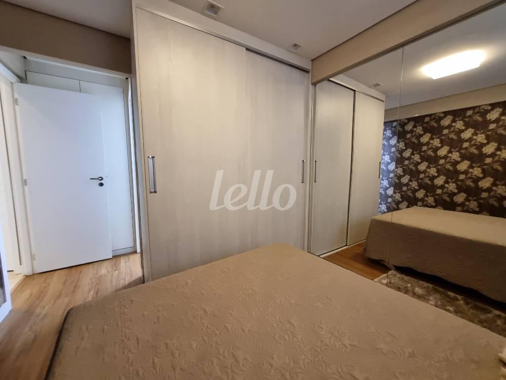 SUÍTE de Apartamento à venda, Padrão com 60 m², 2 quartos e 1 vaga em Campestre - Santo André