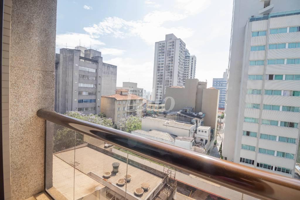 VISTA de Apartamento à venda, Flat com 33 m², 1 quarto e 1 vaga em Vila Mariana - São Paulo