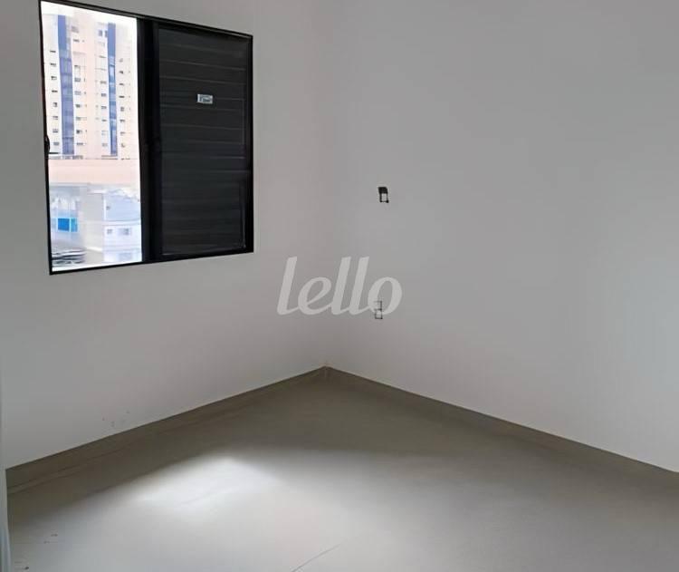 QUARTO de Apartamento para alugar, Padrão com 32 m², 1 quarto e em Chácara Belenzinho - São Paulo