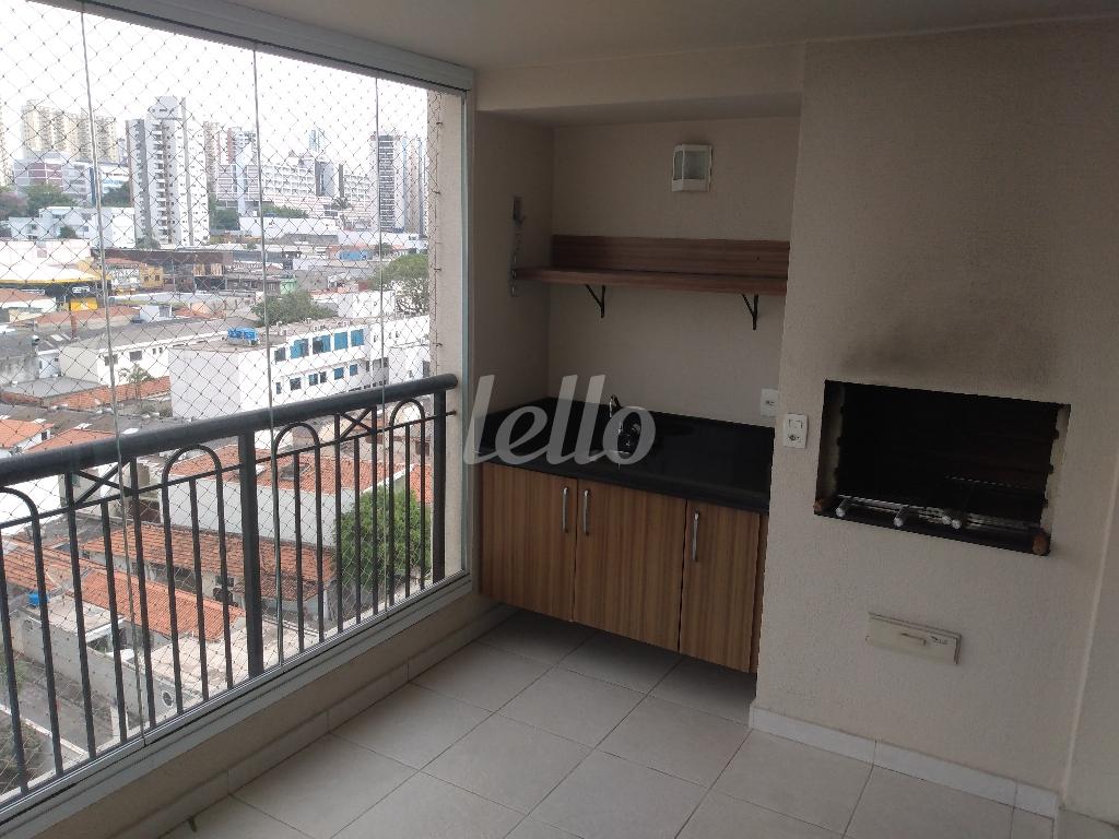 VARANDA GOURMET de Apartamento à venda, Padrão com 96 m², 3 quartos e 2 vagas em Tatuapé - São Paulo