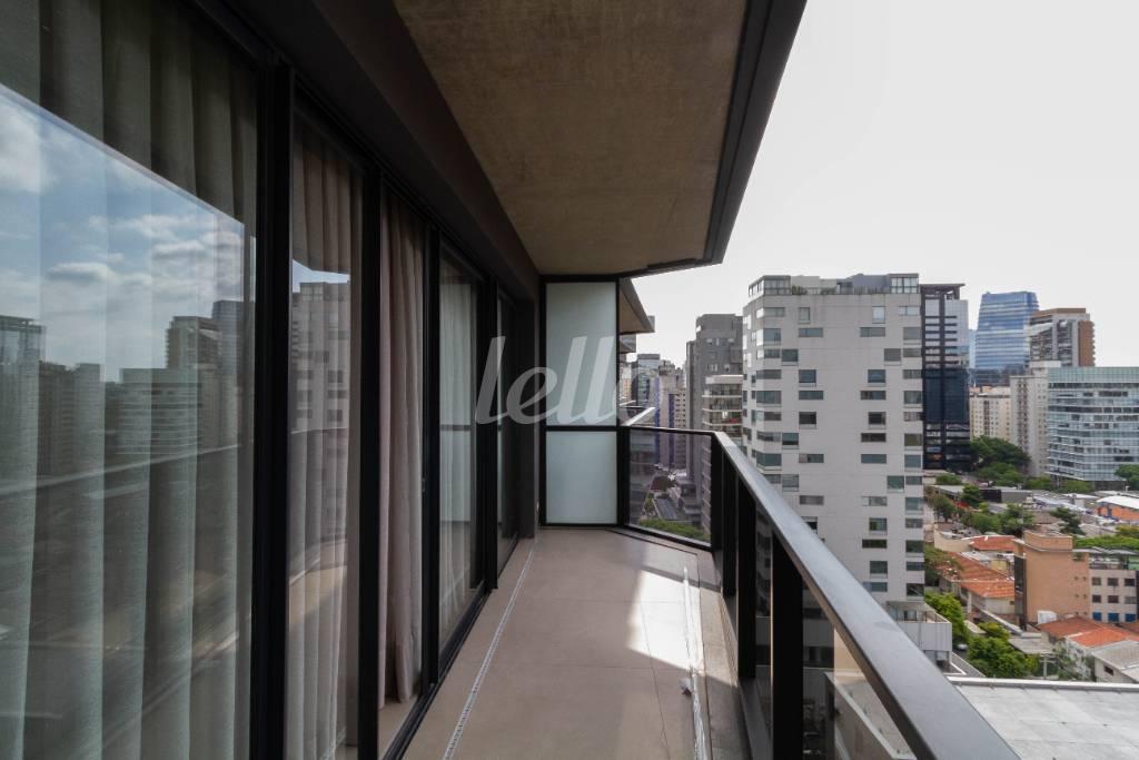 SACADA de Apartamento à venda, Padrão com 58 m², 1 quarto e 1 vaga em Vila Olímpia - São Paulo