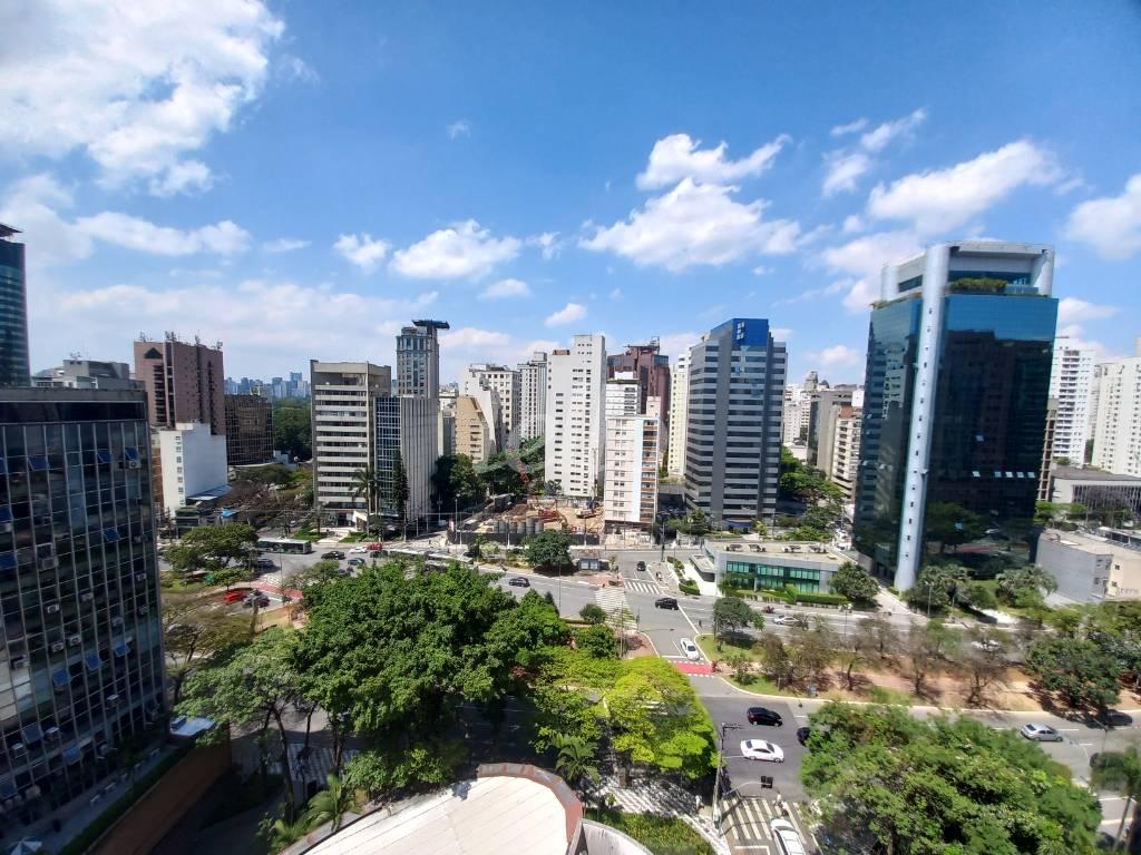 VISTA de Apartamento para alugar, Padrão com 43 m², 1 quarto e 1 vaga em Jardins - São Paulo