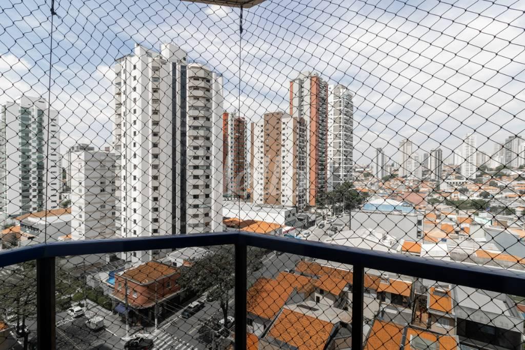 VARANDA DA SUITE de Apartamento à venda, Padrão com 98 m², 3 quartos e 2 vagas em Vila Regente Feijó - São Paulo