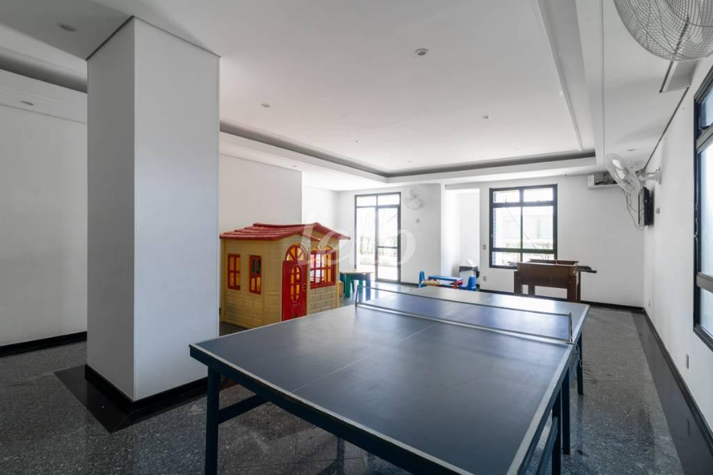 SALÃO DE JOGOS de Apartamento à venda, Padrão com 98 m², 3 quartos e 2 vagas em Vila Regente Feijó - São Paulo
