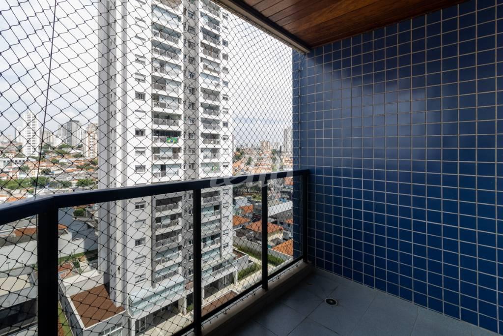 VARANDA de Apartamento à venda, Padrão com 98 m², 3 quartos e 2 vagas em Vila Regente Feijó - São Paulo