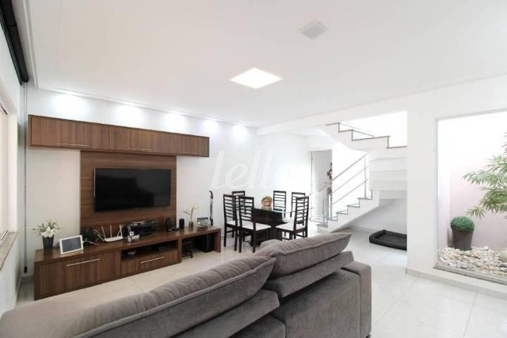 LIVING de Casa à venda, sobrado com 135 m², 3 quartos e 3 vagas em Ipiranga - São Paulo