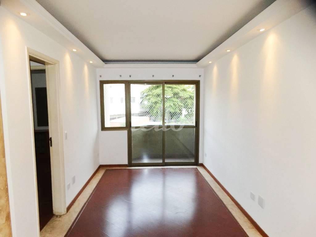 LIVING de Apartamento à venda, Padrão com 70 m², 2 quartos e 1 vaga em Vila Gumercindo - São Paulo