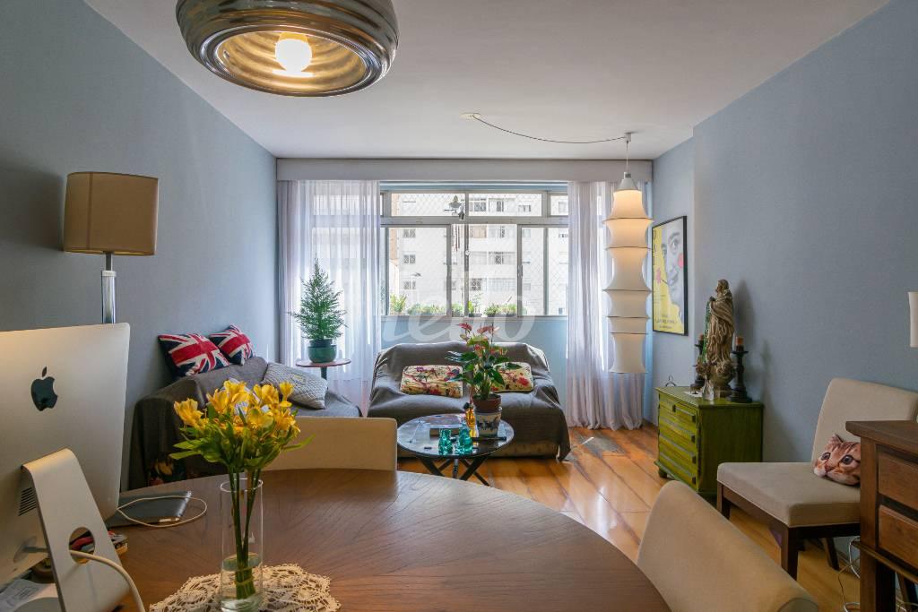 SALA de Apartamento à venda, Padrão com 108 m², 3 quartos e 2 vagas em Pinheiros - São Paulo