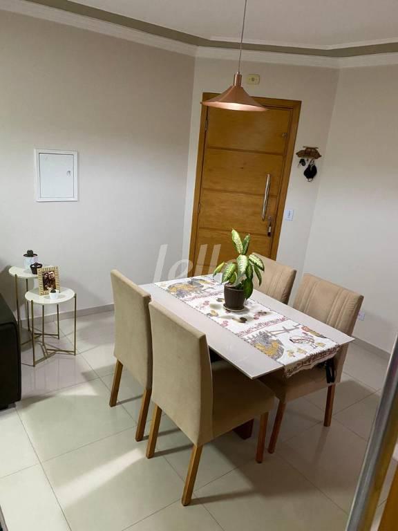 SALA DE JANTAR de Apartamento à venda, Padrão com 54 m², 2 quartos e 1 vaga em Vila Luzita - Santo André