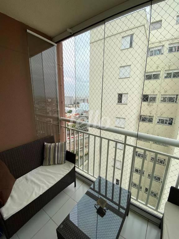 SACADA de Apartamento à venda, Padrão com 64 m², 2 quartos e 1 vaga em Brás - São Paulo