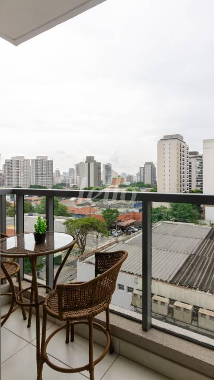 SACADA de Apartamento para alugar, Padrão com 26 m², 1 quarto e em Indianópolis - São Paulo