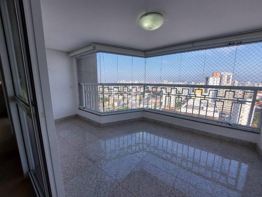 VARANDA de Apartamento à venda, Padrão com 130 m², 3 quartos e 2 vagas em Centro - Santo André