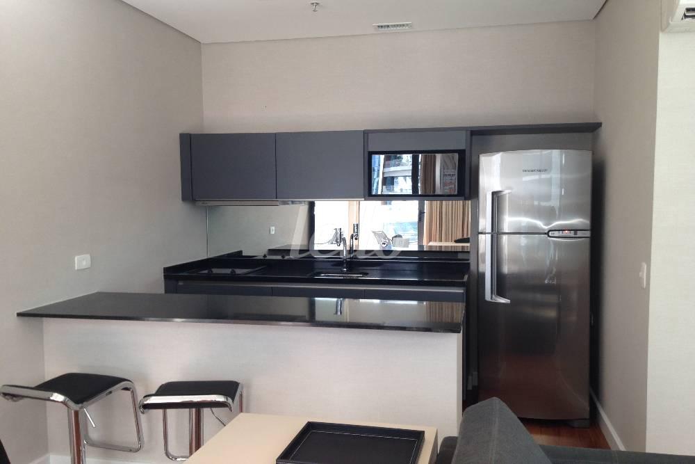 COZINHA de Apartamento para alugar, Padrão com 66 m², 1 quarto e 2 vagas em Vila Olímpia - São Paulo