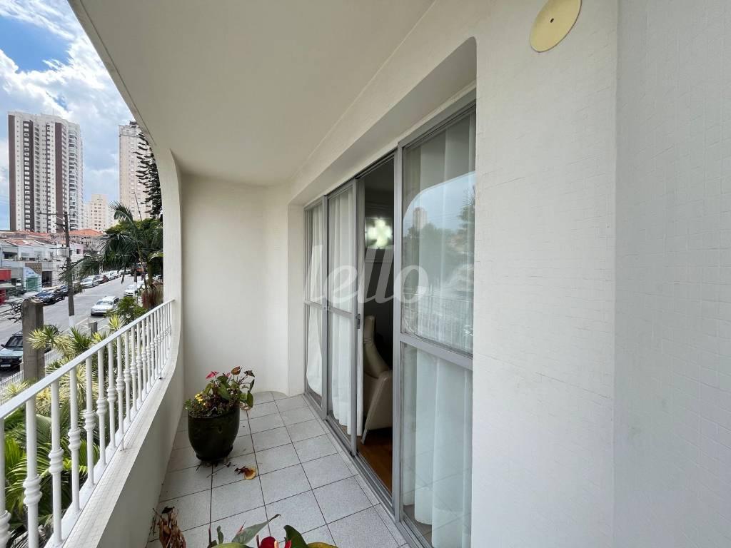 SACADA de Apartamento à venda, Padrão com 133 m², 3 quartos e 2 vagas em Vila Gomes Cardim - São Paulo