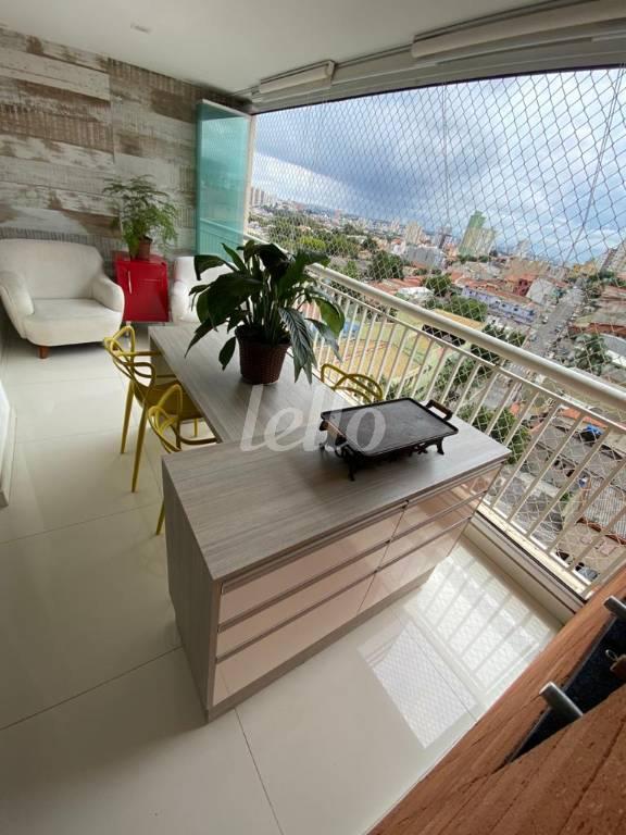 VARANDA GOURMET de Apartamento à venda, Padrão com 116 m², 3 quartos e 2 vagas em Vila Valparaíso - Santo André