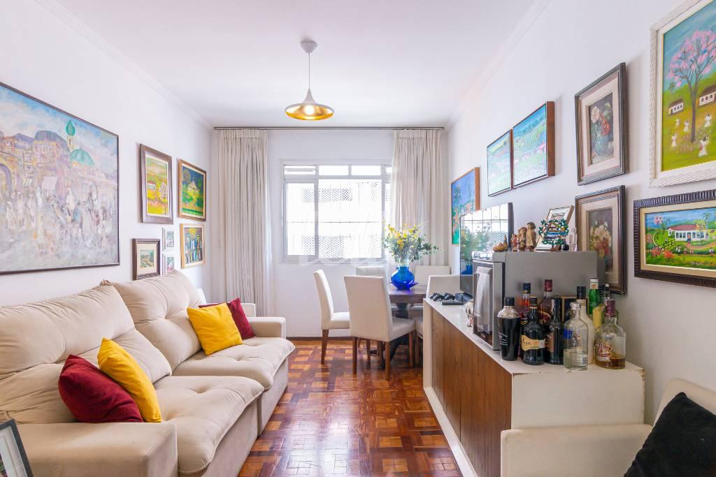 SALA de Apartamento para alugar, Padrão com 84 m², 2 quartos e em Sumarezinho - São Paulo