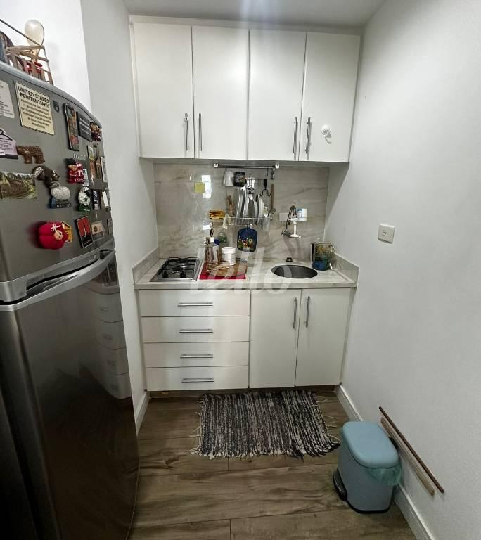 COZINHA de Apartamento para alugar, Padrão com 43 m², 1 quarto e 1 vaga em Vila Nova Conceição - São Paulo