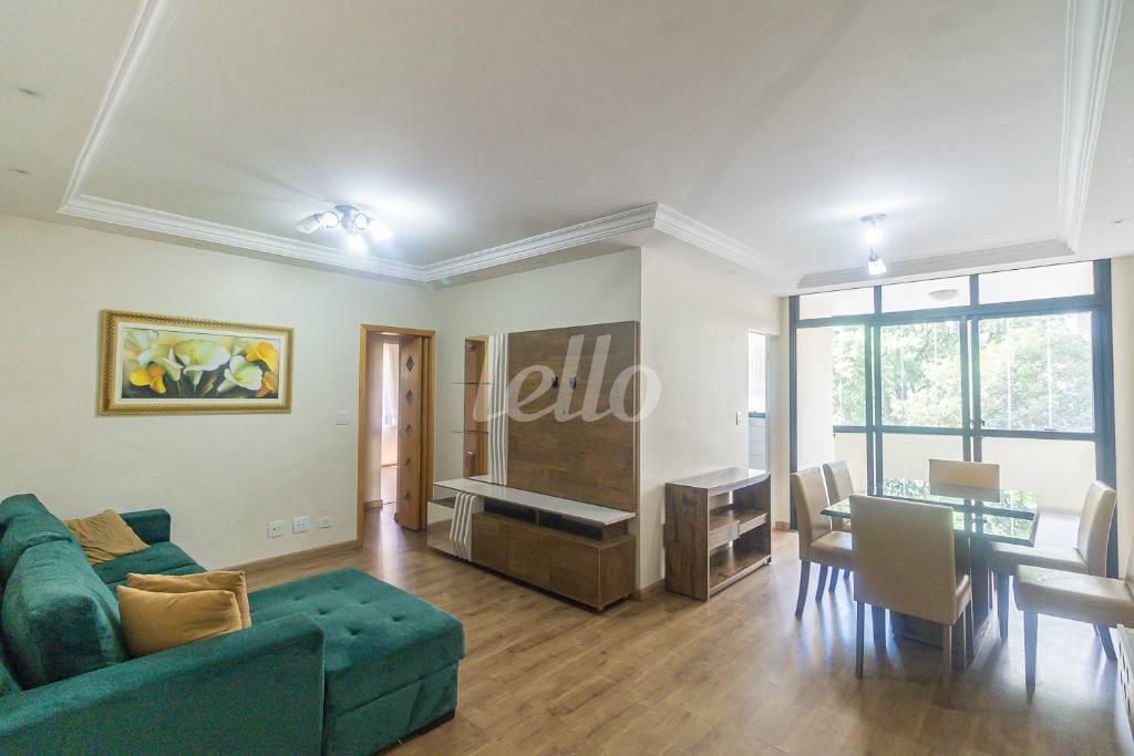 SALA de Apartamento para alugar, Padrão com 96 m², 3 quartos e 2 vagas em Vila Mascote - São Paulo