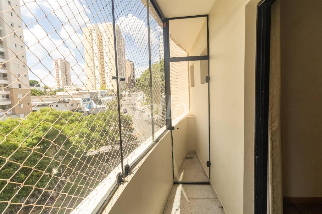SACADA de Apartamento para alugar, Padrão com 96 m², 3 quartos e 2 vagas em Vila Mascote - São Paulo