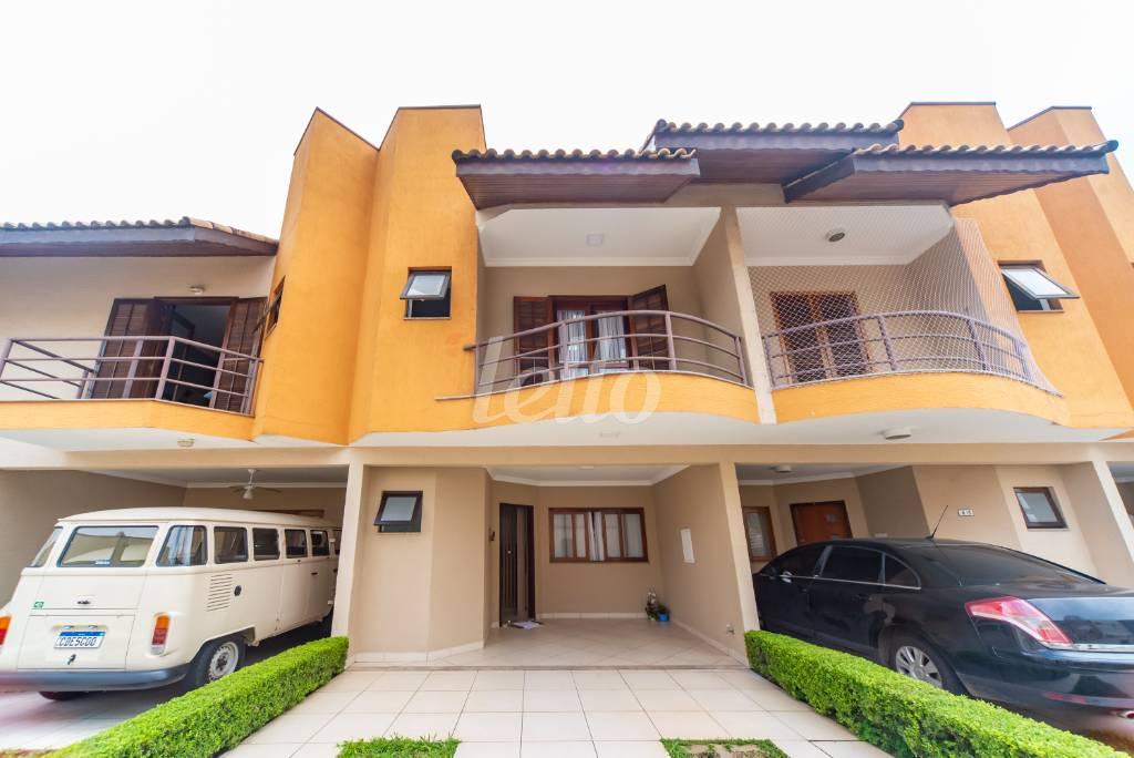 FACHADA de Casa à venda, em condomínio - sobrado com 129 m², 3 quartos e 3 vagas em Vila América - Santo André