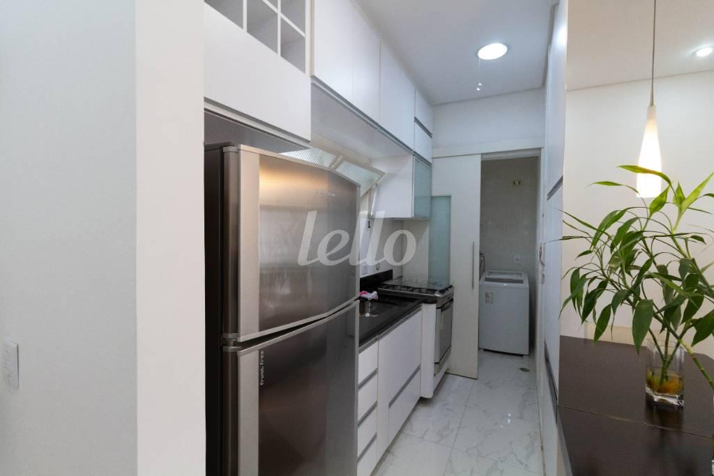 COZINHA de Apartamento à venda, Padrão com 37 m², 1 quarto e 1 vaga em Vila Mariana - São Paulo