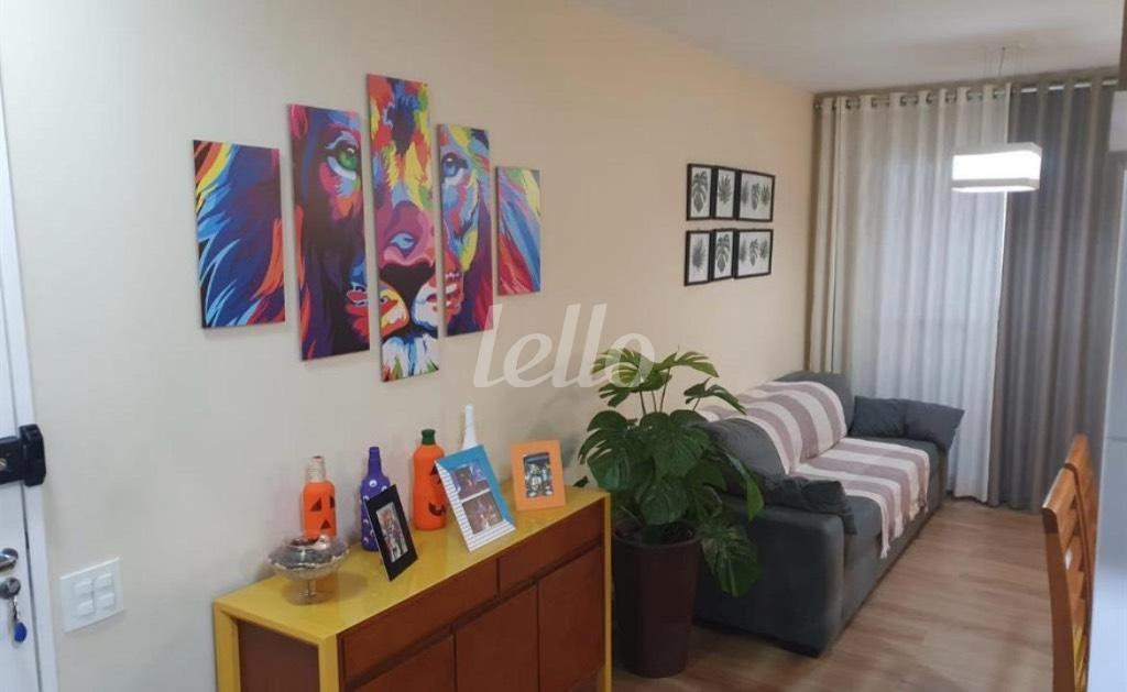 SALA de Apartamento à venda, Padrão com 74 m², 3 quartos e 1 vaga em Brás - São Paulo