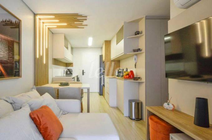 LIVING de Apartamento à venda, Padrão com 31 m², 1 quarto e em Vila Mariana - São Paulo