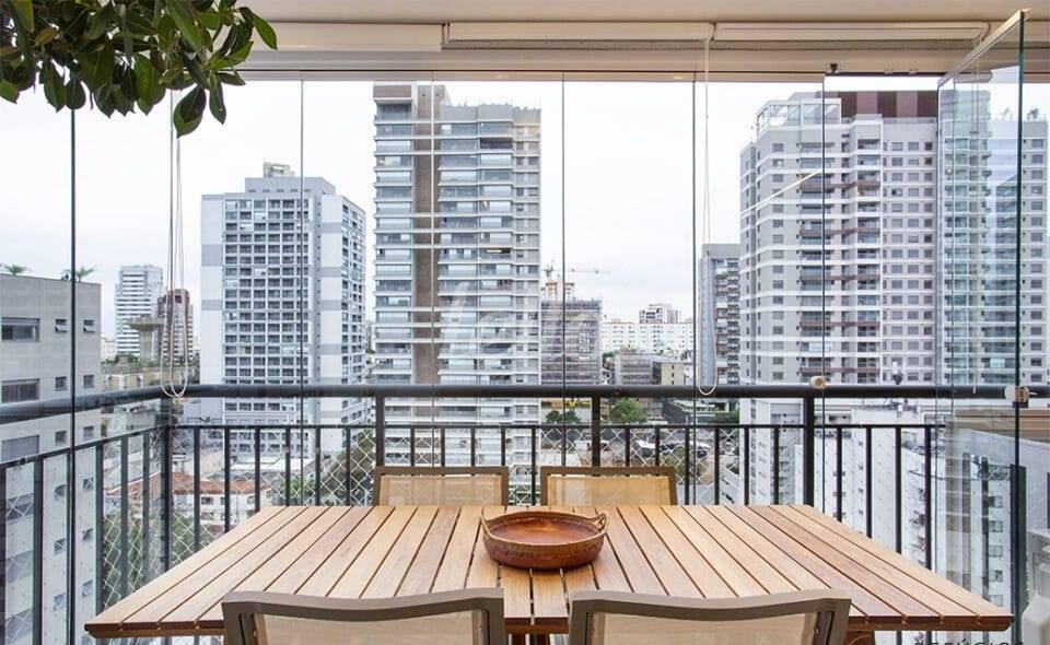 VARANDA de Apartamento à venda, Padrão com 47 m², 1 quarto e em Vila Mariana - São Paulo