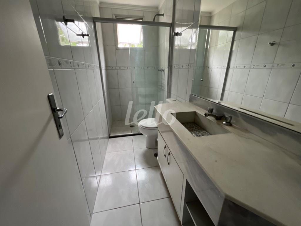 BANHEIRO de Apartamento à venda, Padrão com 78 m², 3 quartos e 1 vaga em Alto da Moóca - São Paulo