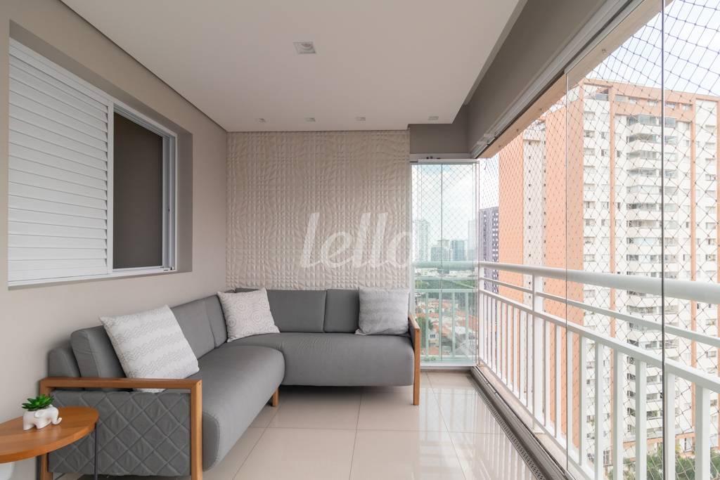8 - VARANDA de Apartamento à venda, Padrão com 103 m², 3 quartos e 2 vagas em Tatuapé - São Paulo