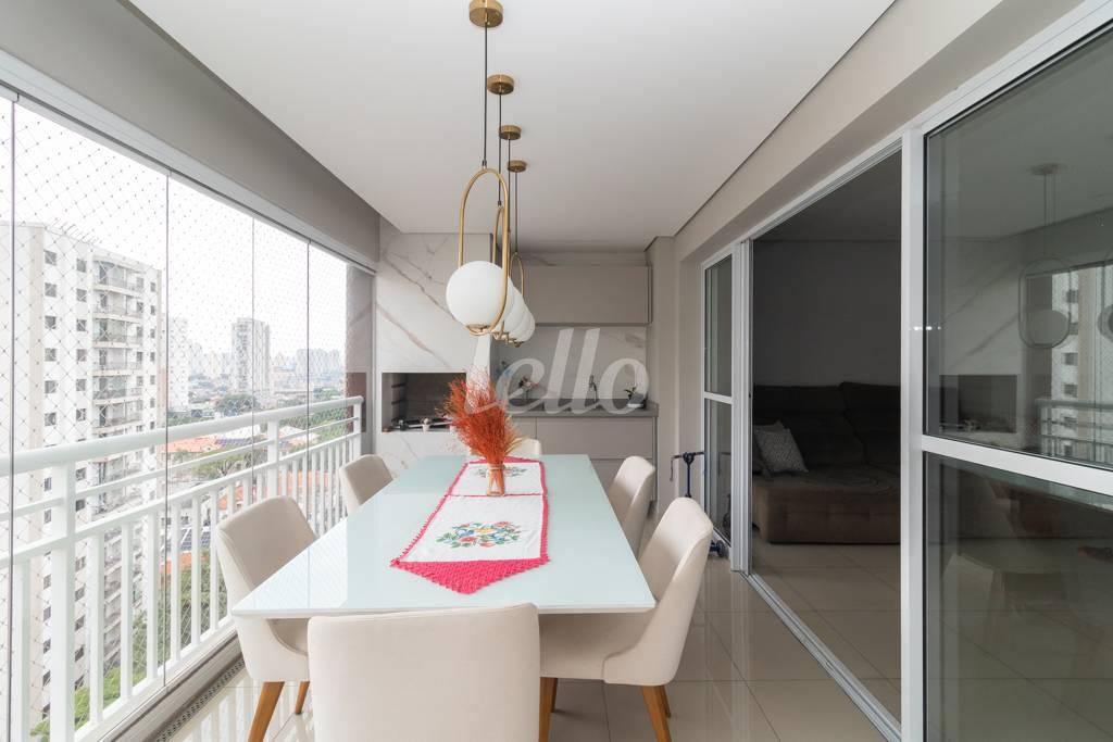 9  -VARANDA de Apartamento à venda, Padrão com 103 m², 3 quartos e 2 vagas em Tatuapé - São Paulo