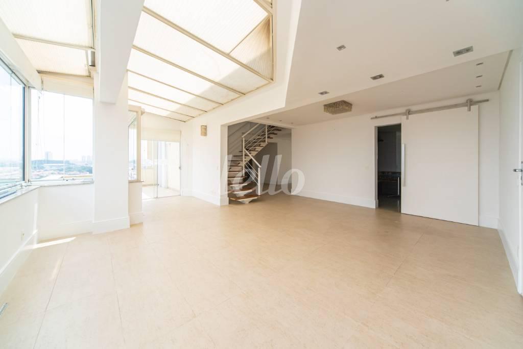 SALA de Apartamento à venda, Duplex com 227 m², 3 quartos e 4 vagas em Centro - Santo André